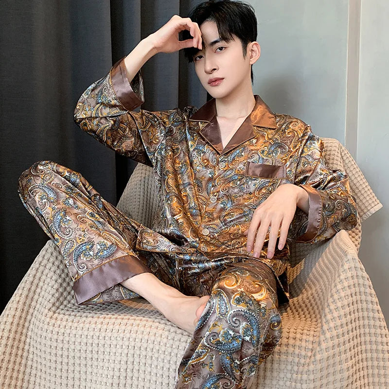 Men’s Premium Ice Silk Sleepwear