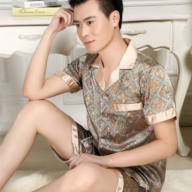 Men’s Premium Ice Silk Sleepwear