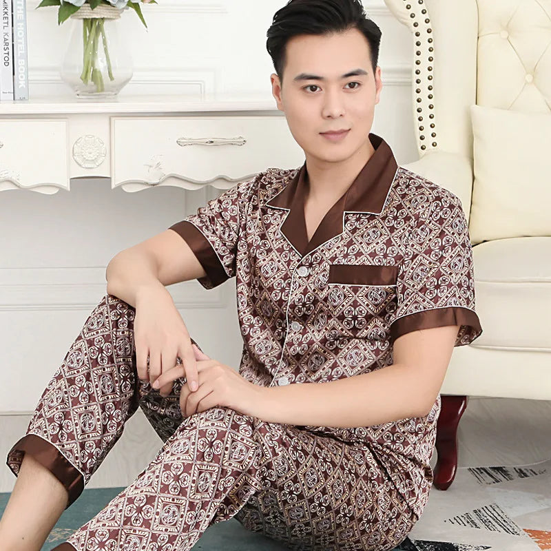 Men’s Premium Ice Silk Sleepwear