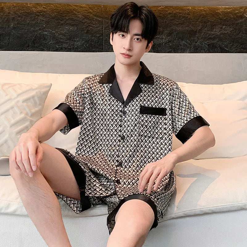 Men’s Premium Ice Silk Sleepwear