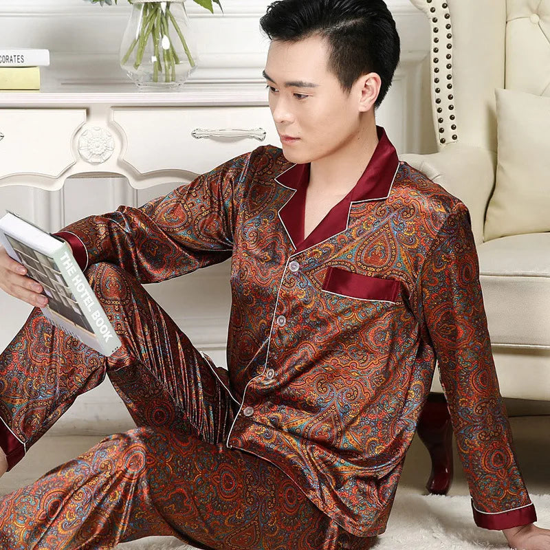 Men’s Premium Ice Silk Sleepwear