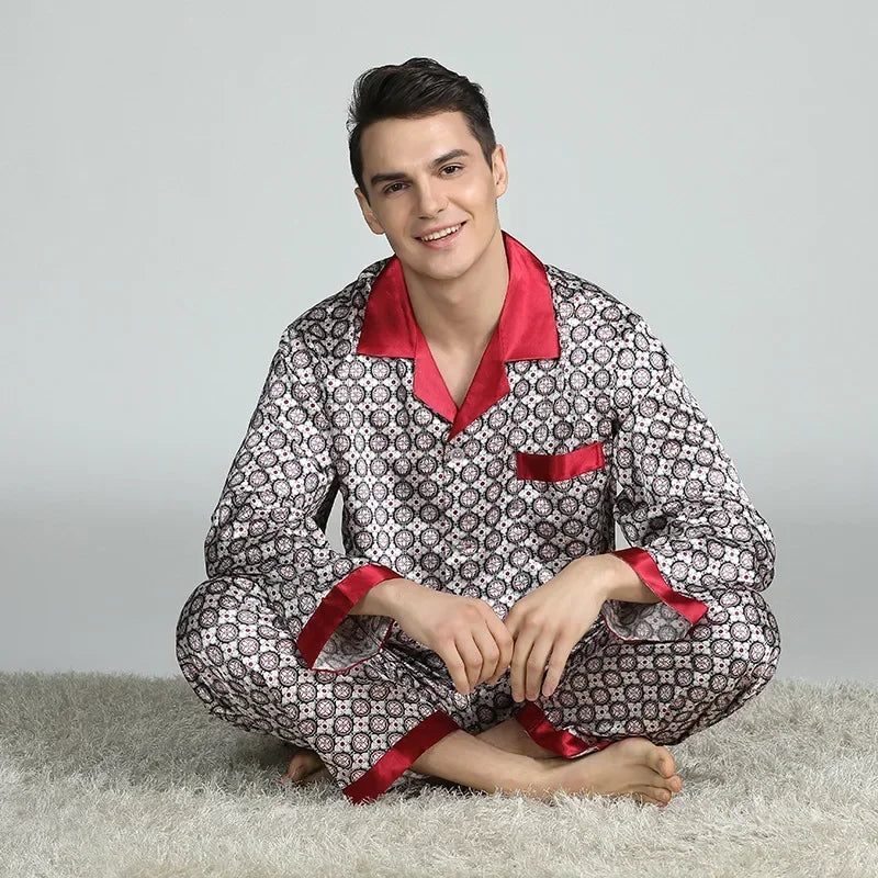 Men’s Premium Ice Silk Sleepwear