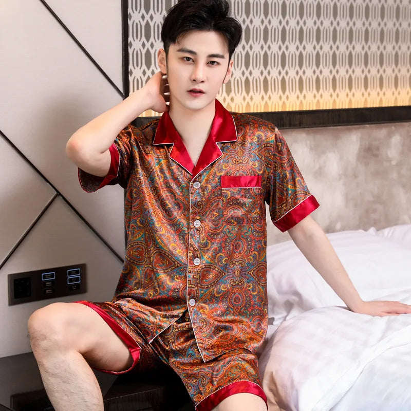 Men’s Premium Ice Silk Sleepwear