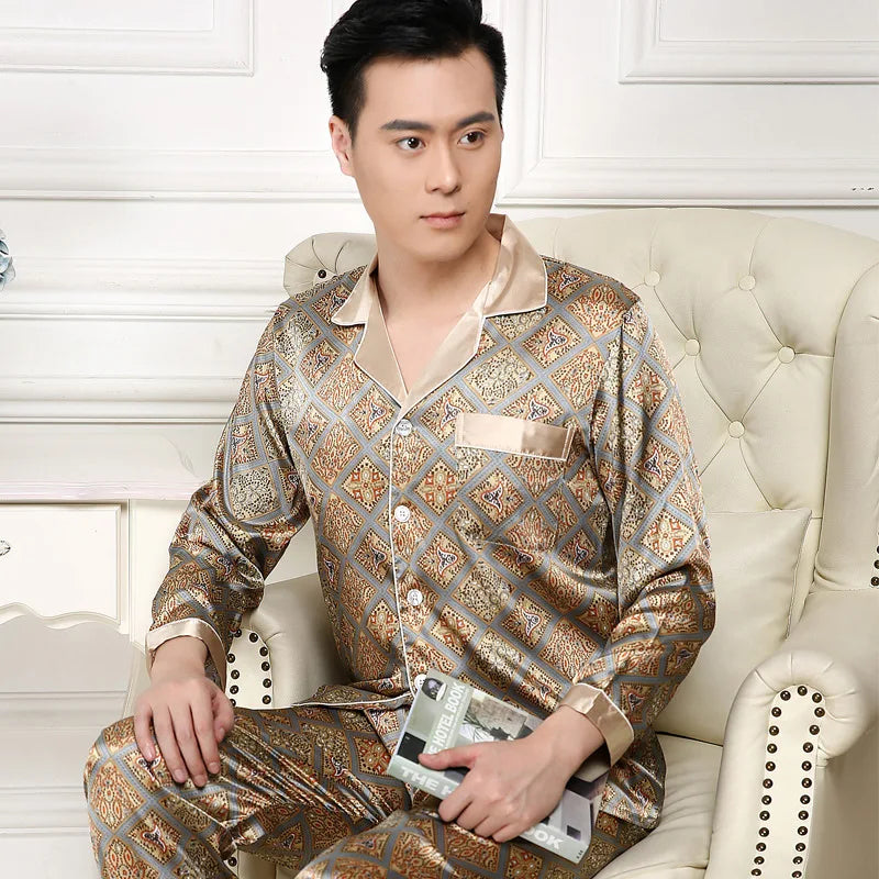 Men’s Premium Ice Silk Sleepwear