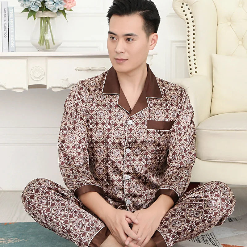 Men’s Premium Ice Silk Sleepwear